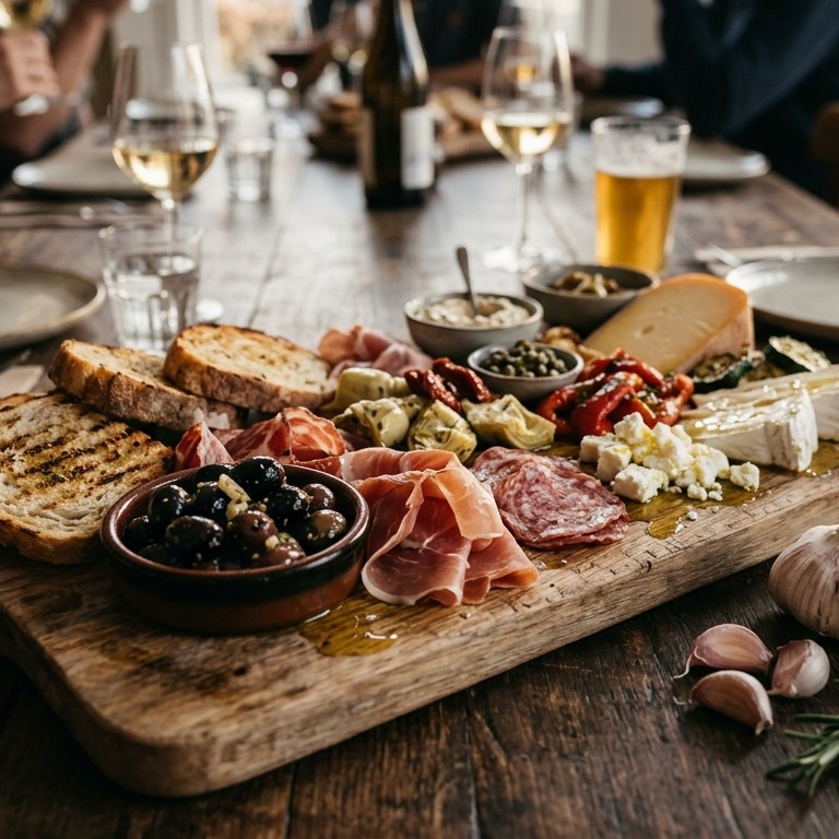 Buffet-antipasta