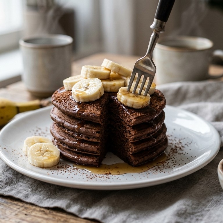 Cacao-ontbijtpannenkoekjes