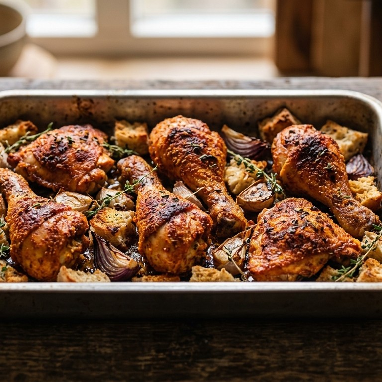 Cajun kipstukken uit de oven