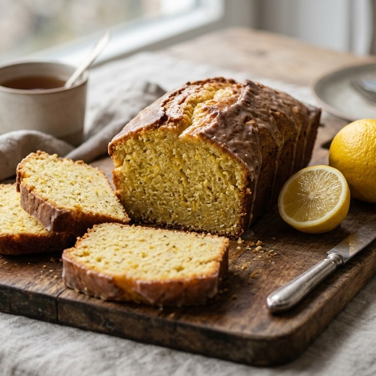 Cake met citroenrasp