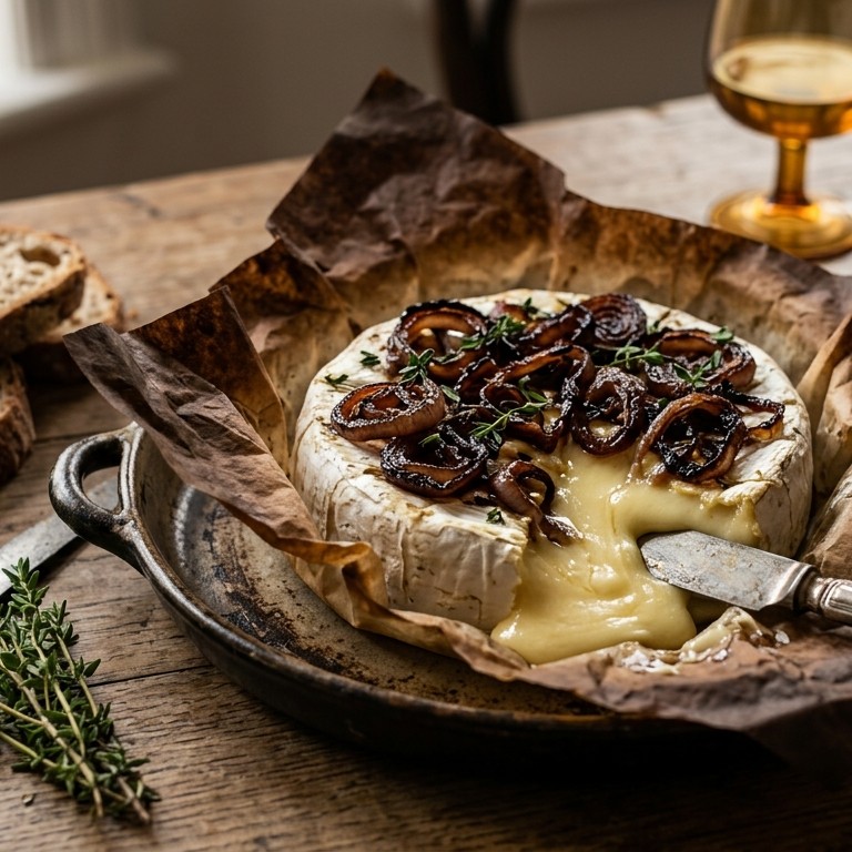 Camembertpakketje uit de oven