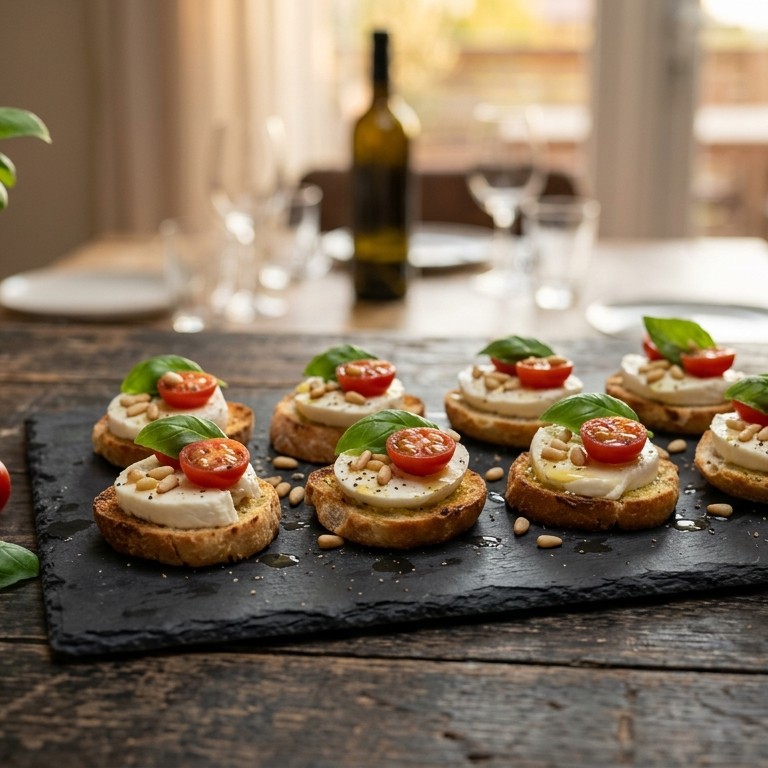 Canapé caprese