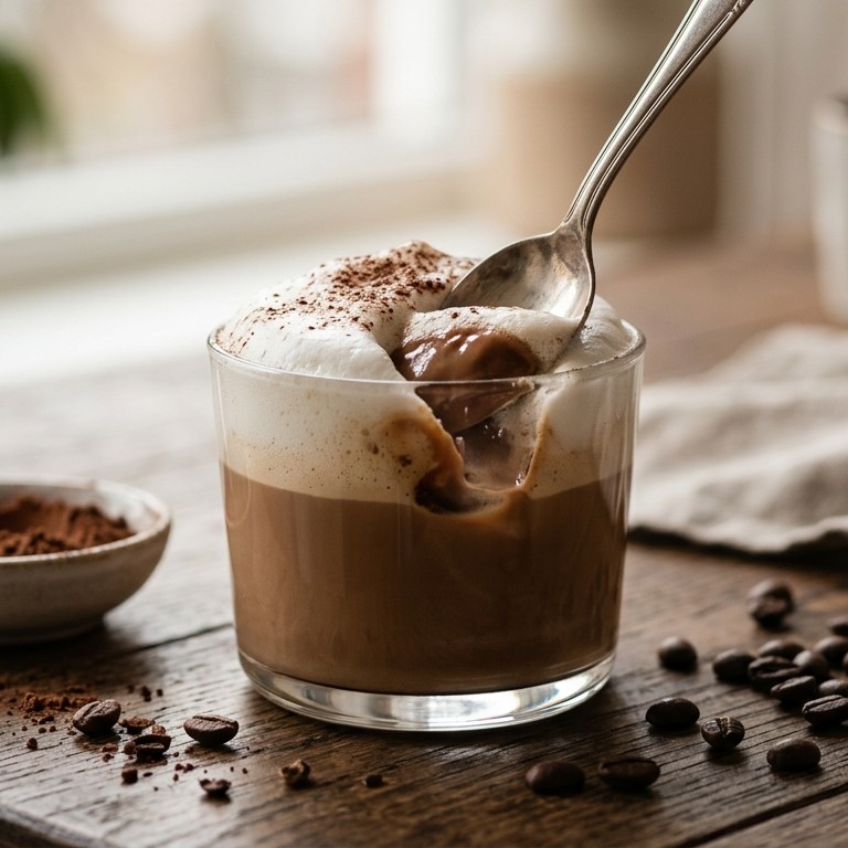 Cappuccinobeker met melkschuim