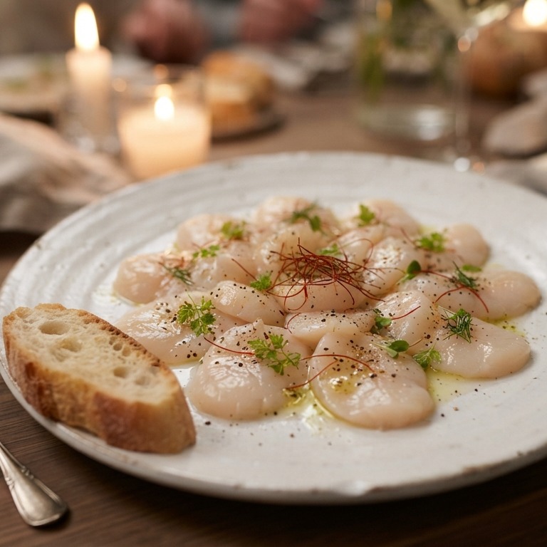 Carpaccio van Coquilles