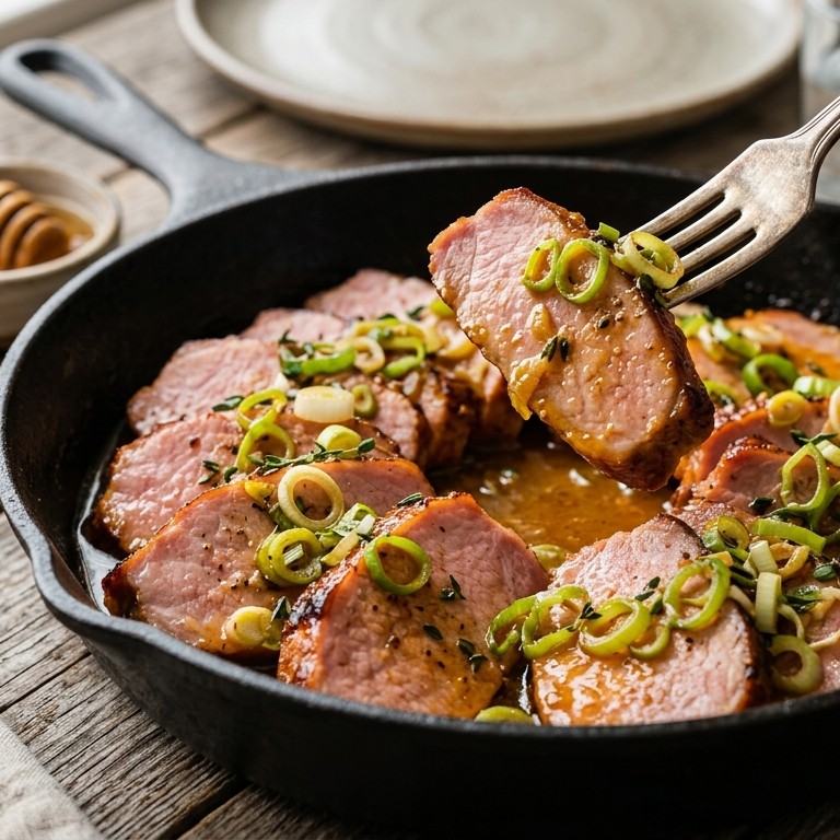 Casselerrib met bosuitjes