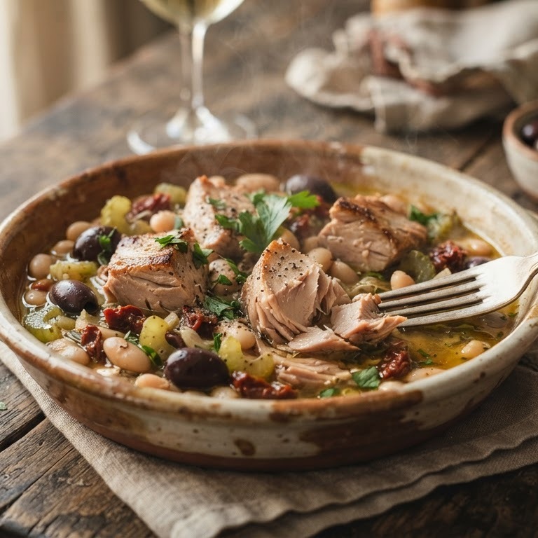 Cassoulet met tonijn