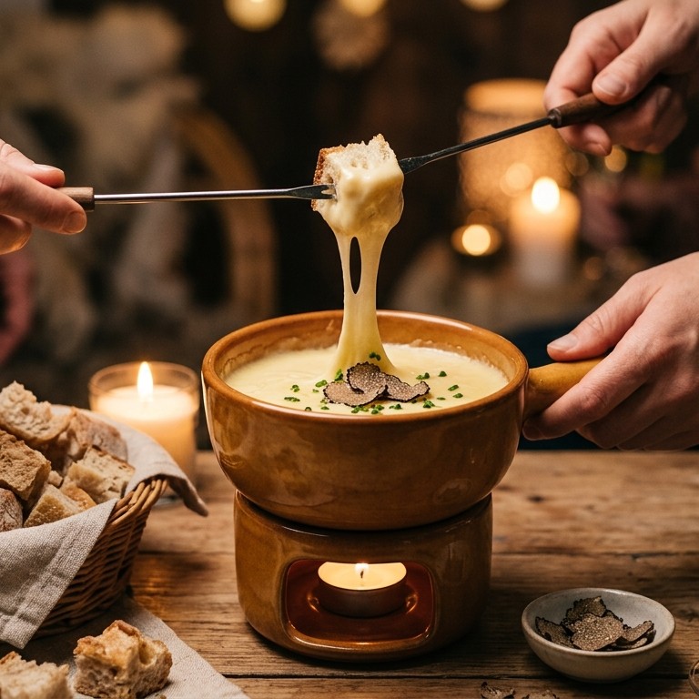 Champagne-kaasfondue