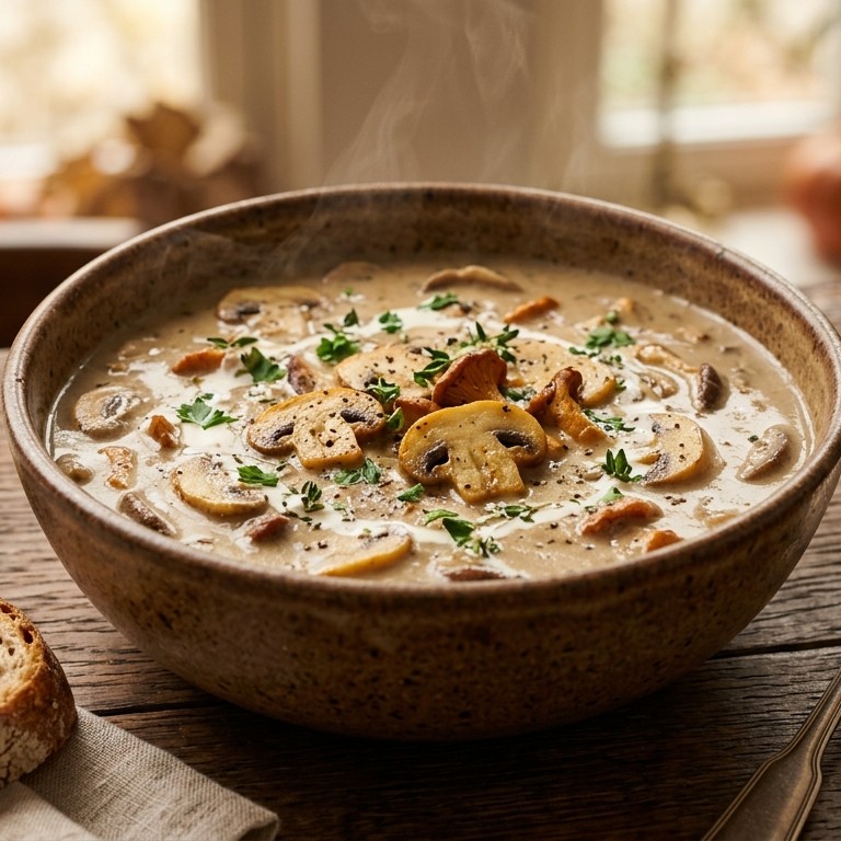 Champignon/paddestoelen soep