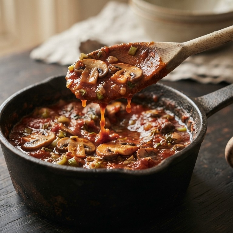 Champignon-tomatensaus