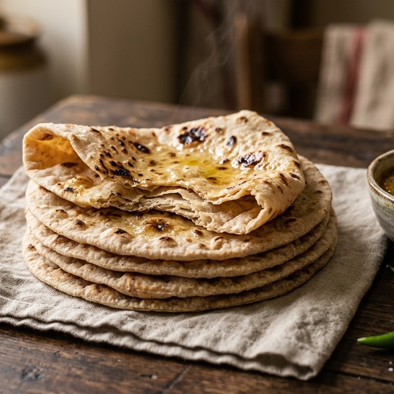 Chapati (Indiase broodpannenkoek)