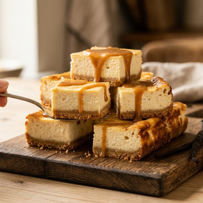 Cheesecake repen met karamel