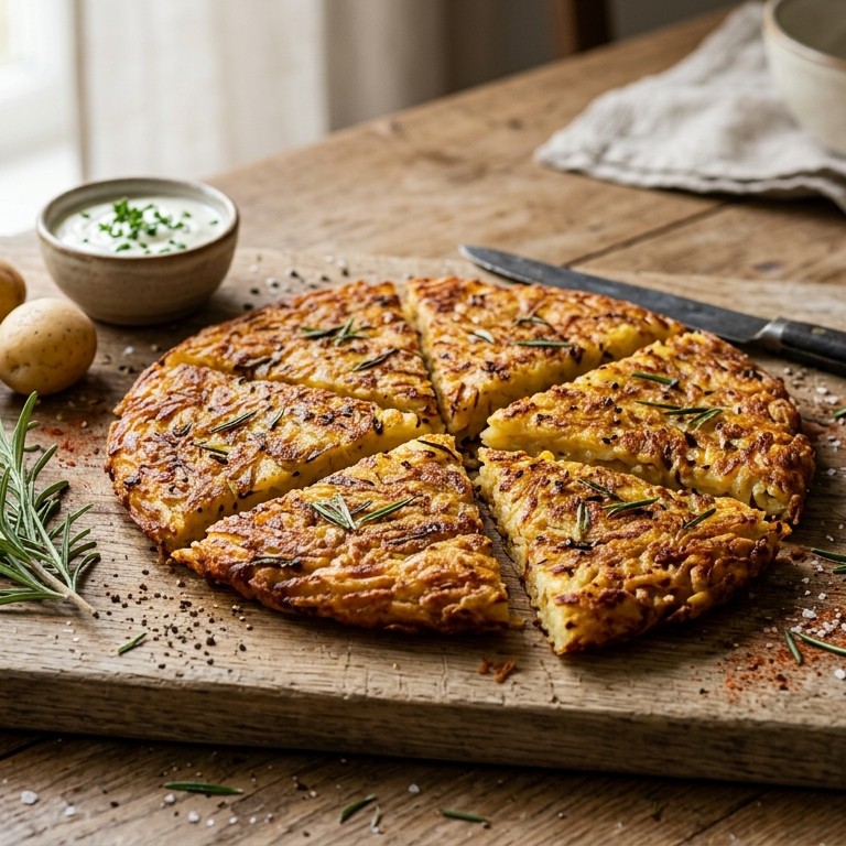 Chefkes aardappelpannekoek
