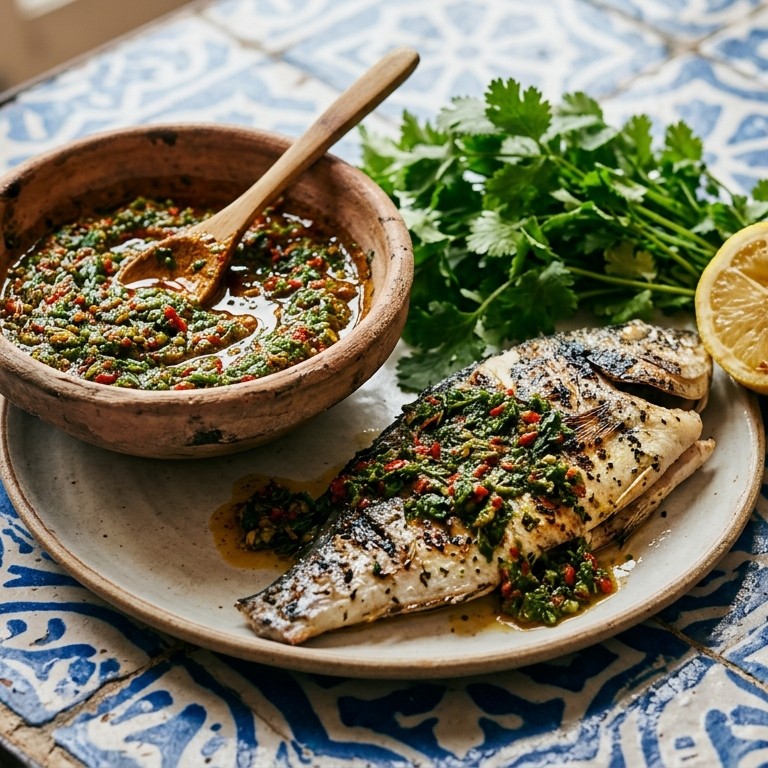 Chermoula (vis-en kipmarinade uit Marokko)