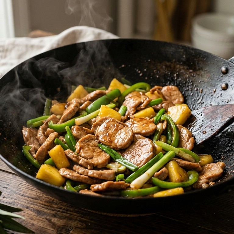 Chinees varkensvlees met ananas