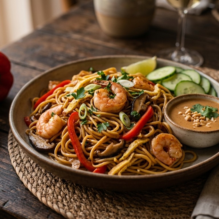 Chinese bami met garnalen
