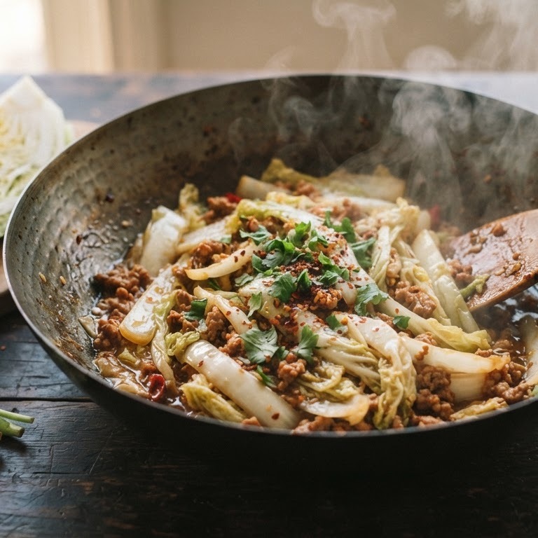 Chinese kool met gehakt
