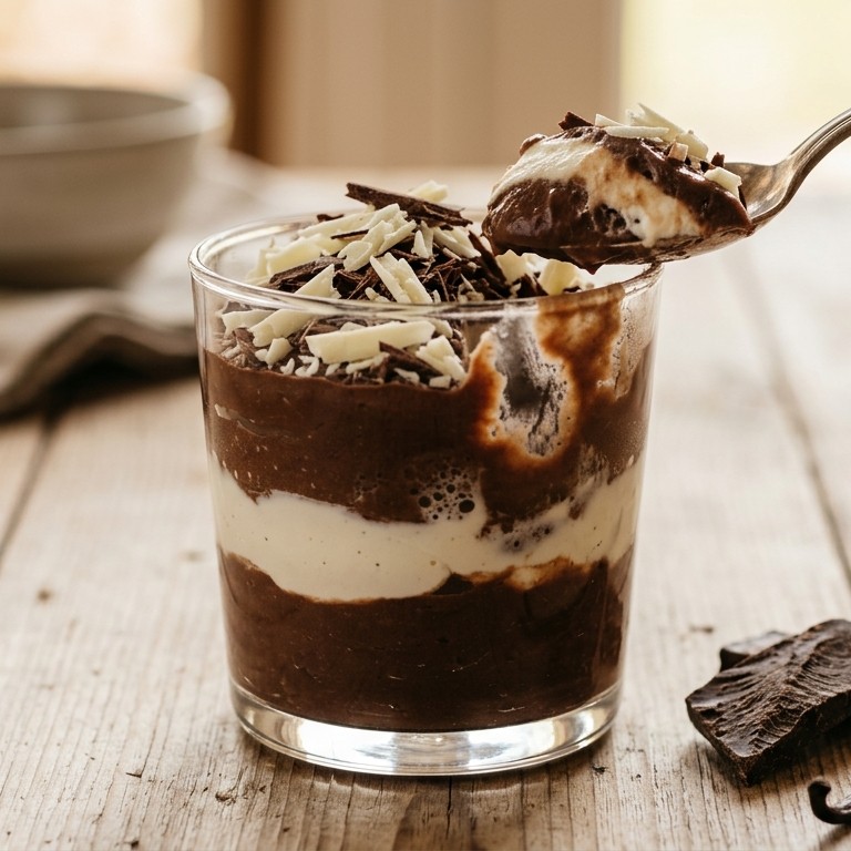 Choco-vanilletoetje