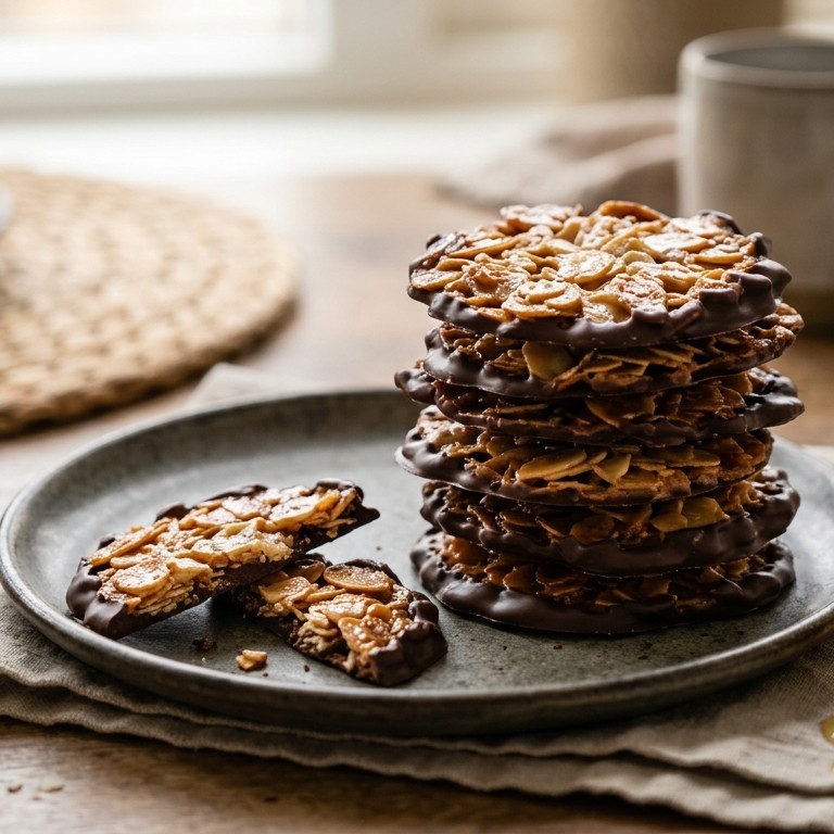 Chocolade-amandelkoekjes