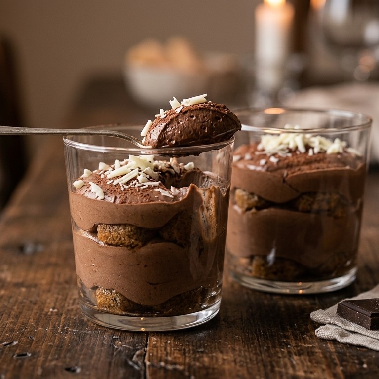 Chocolade crème mousse