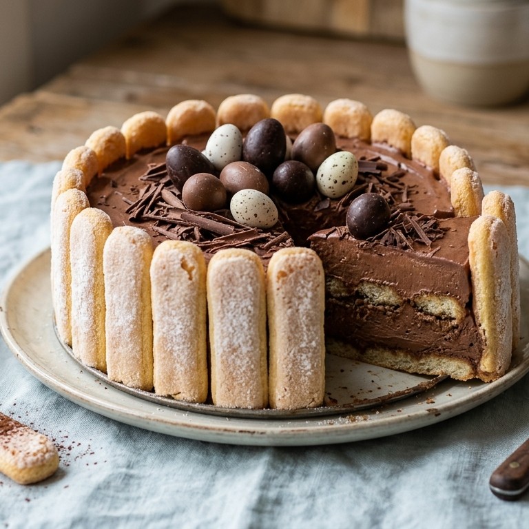 Chocolade eitjestaart