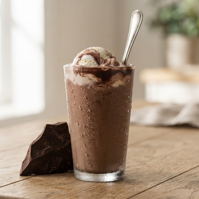 Chocolade milkshake