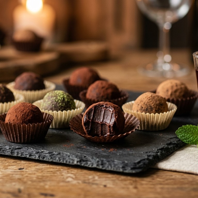 Chocolade minitruffels