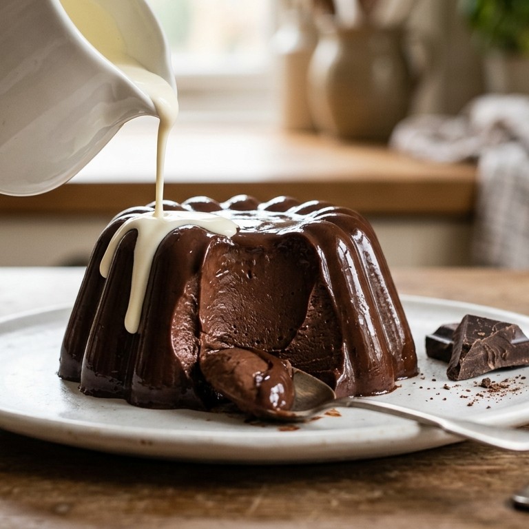 Chocolade pudding
