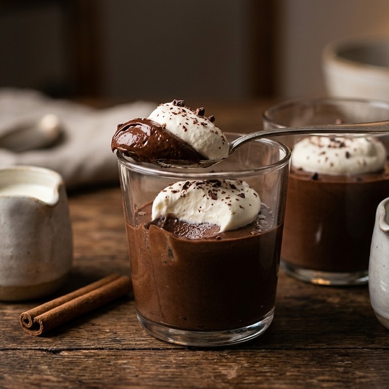 Chocolade-rummousse