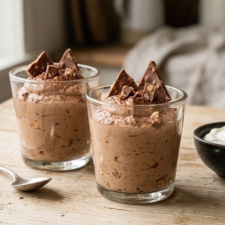 Chocolademousse van toblerone