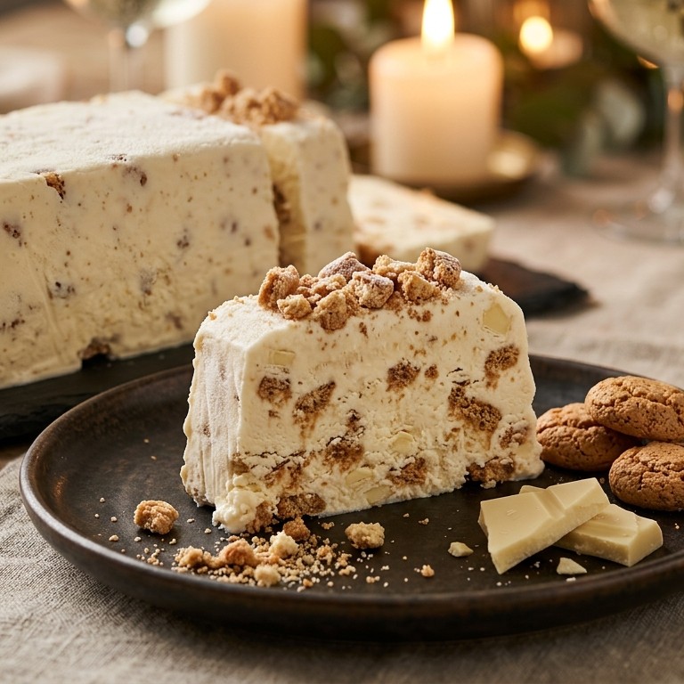 Chocoladeparfait met amaretti