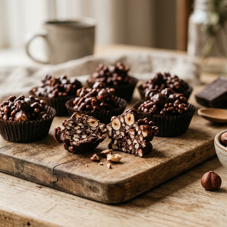 Chocoladepinda crispie rotsjes