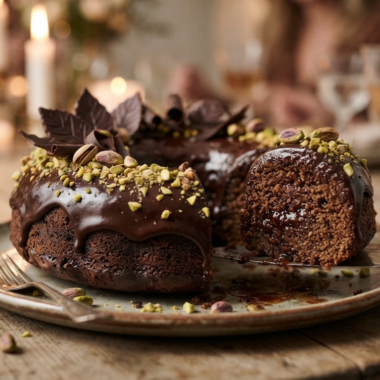 Chocoladetaart met rum