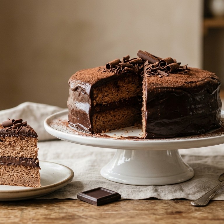 Chocoladetruffeltaart