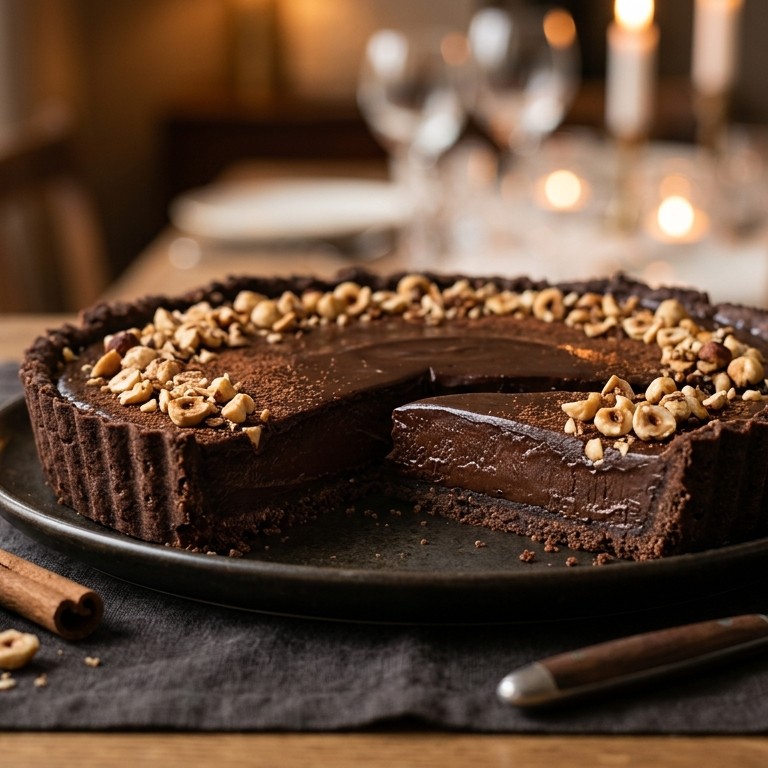 Chocoladetruffeltaart