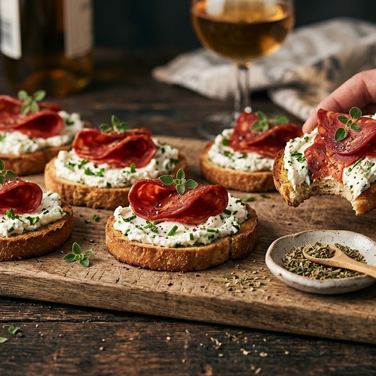 Chorizo-toast