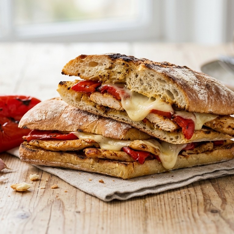 Ciabatta met kip