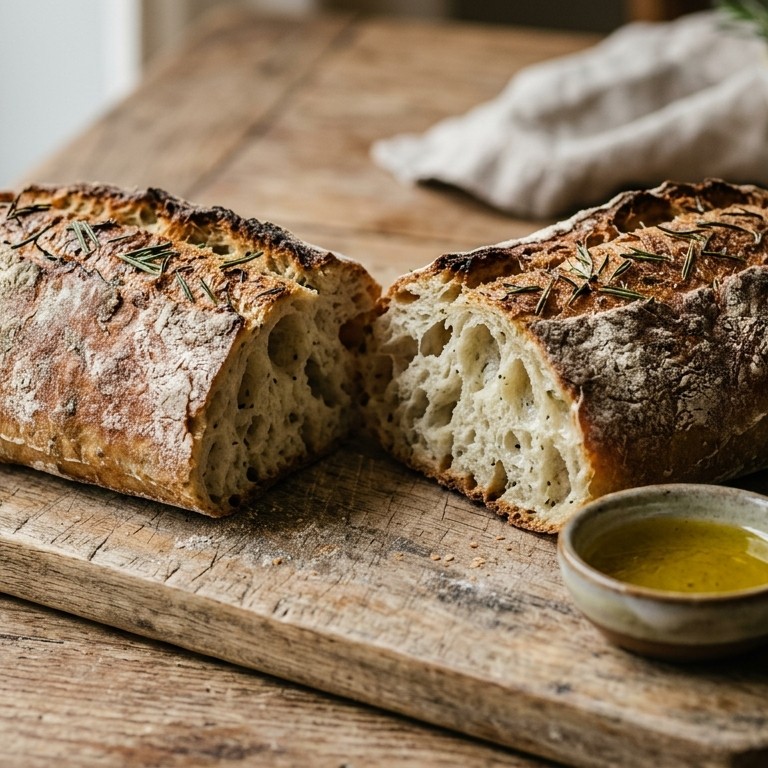 Ciabatta met kruiden
