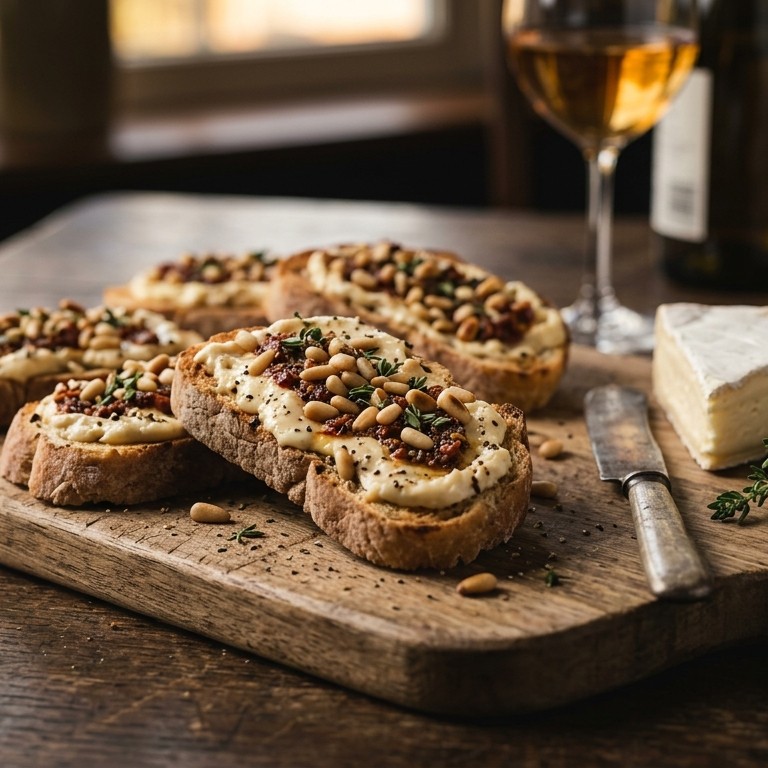Ciabatta met tapenade van brie