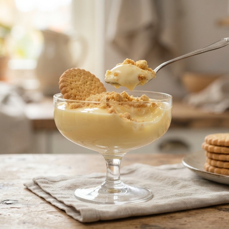 Citroenroom met koekjes
