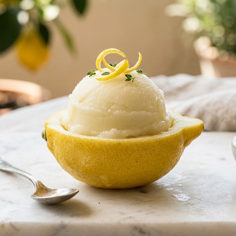Citroensorbet