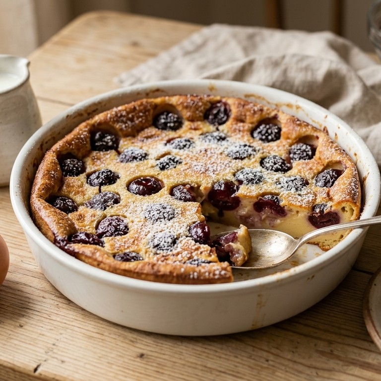 Clafoutis met kersen