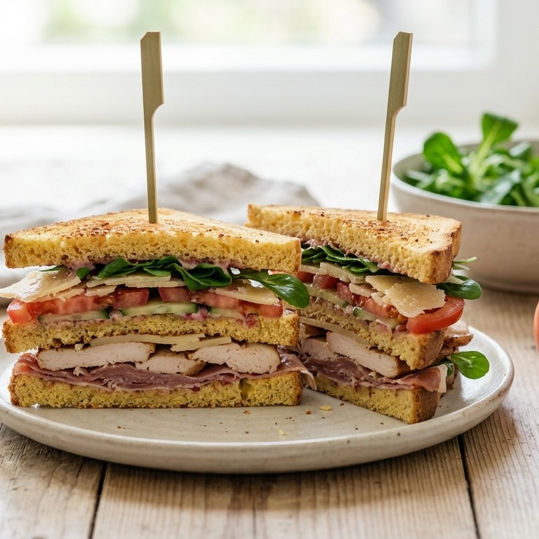 Clubsandwich met Prima Donna kaas