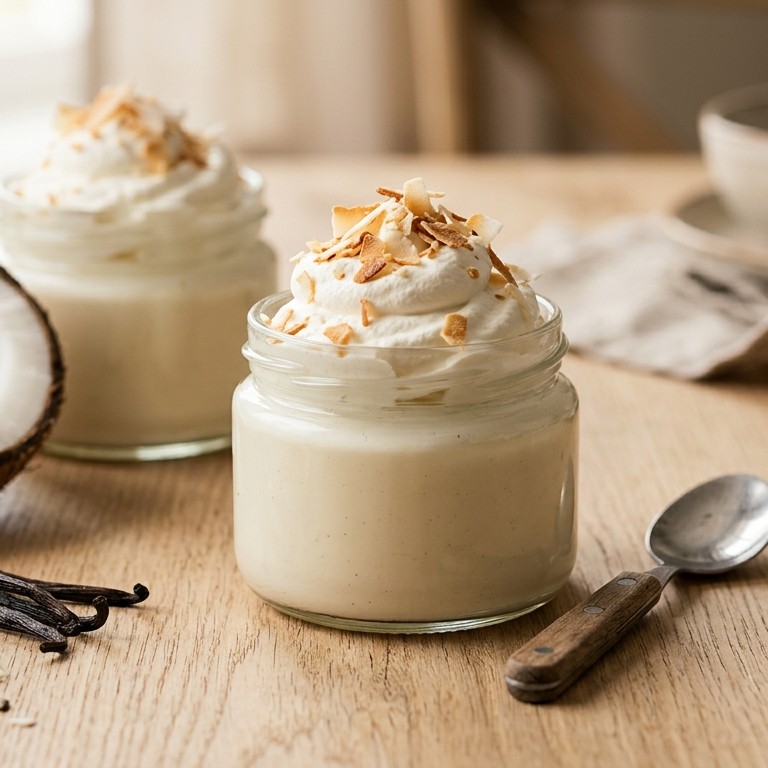 Cocos-vanille creme