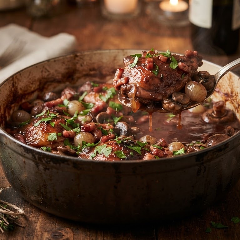 Cocq au vin
