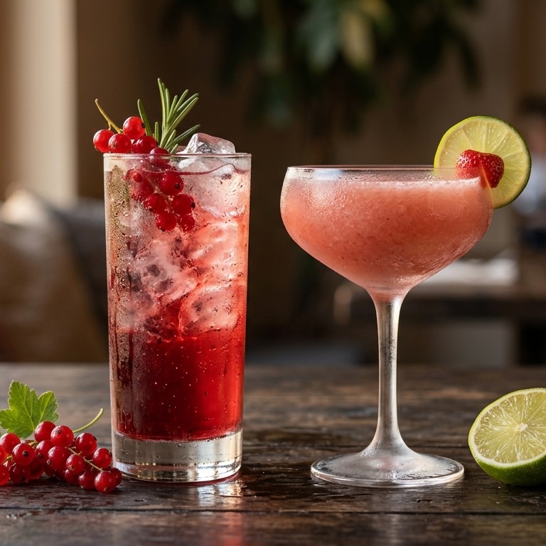 Cool Cranberry Breezer en Strawberry Daiquiri