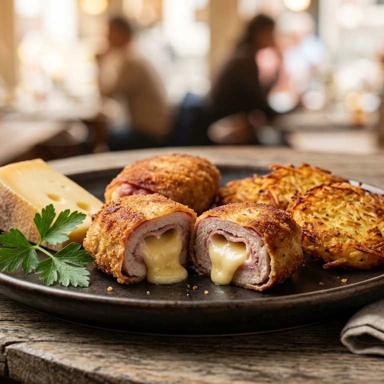 Cordon bleu met rösti