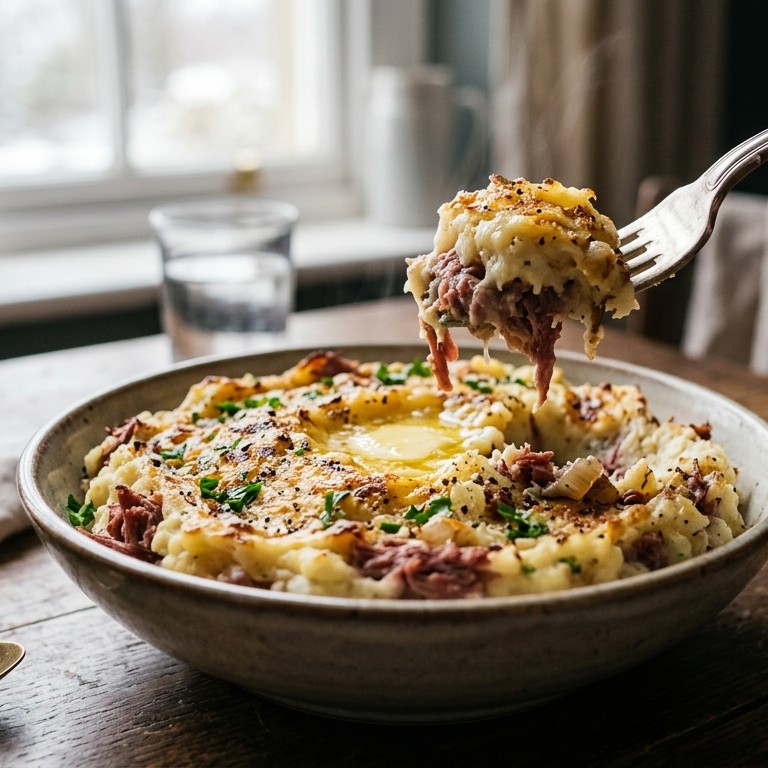 Cornedbeef mash