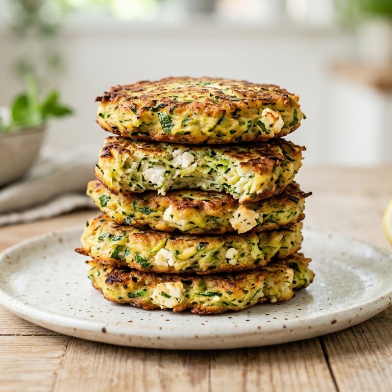 Courgette koekjes met feta