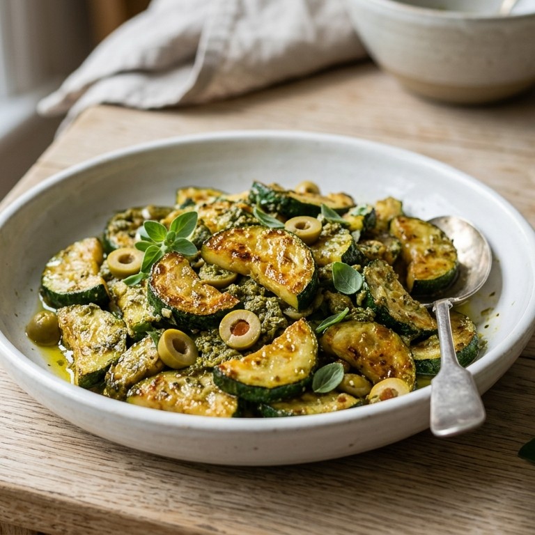 Courgette met pesto