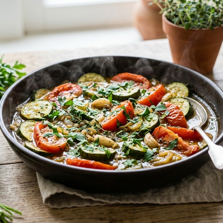 Courgette-tomaatschotel